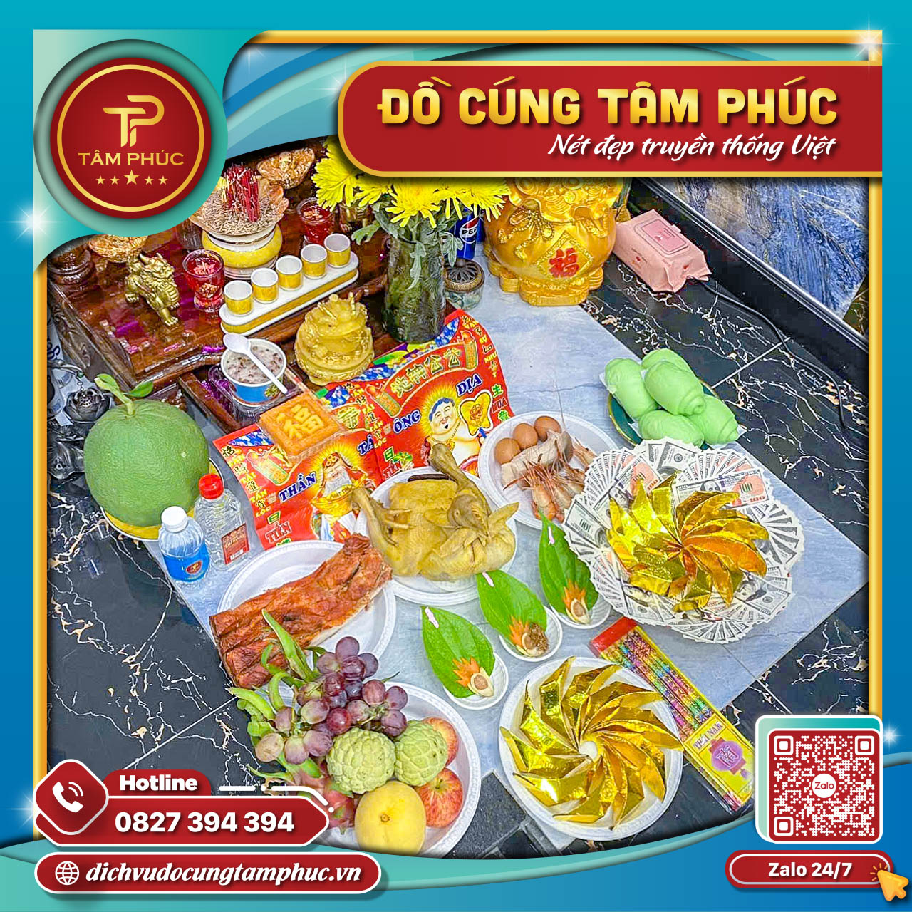 Dịch Vụ Mâm Cúng Thần Tài